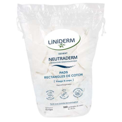Rectangles de Coton - Visage & Corps - Neutraderm - 8x10cm - 180 Pads