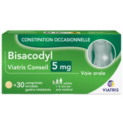 Bisacodyl 5mg - Constipation Occasionnelle - Viatris - 30 Comprimés enrobés