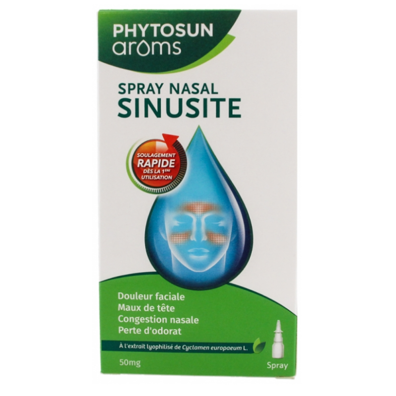 Nasal Sinusitis Spray - Acute & Chronic - Phytosun Aroms - Nasodrene - 50 mg