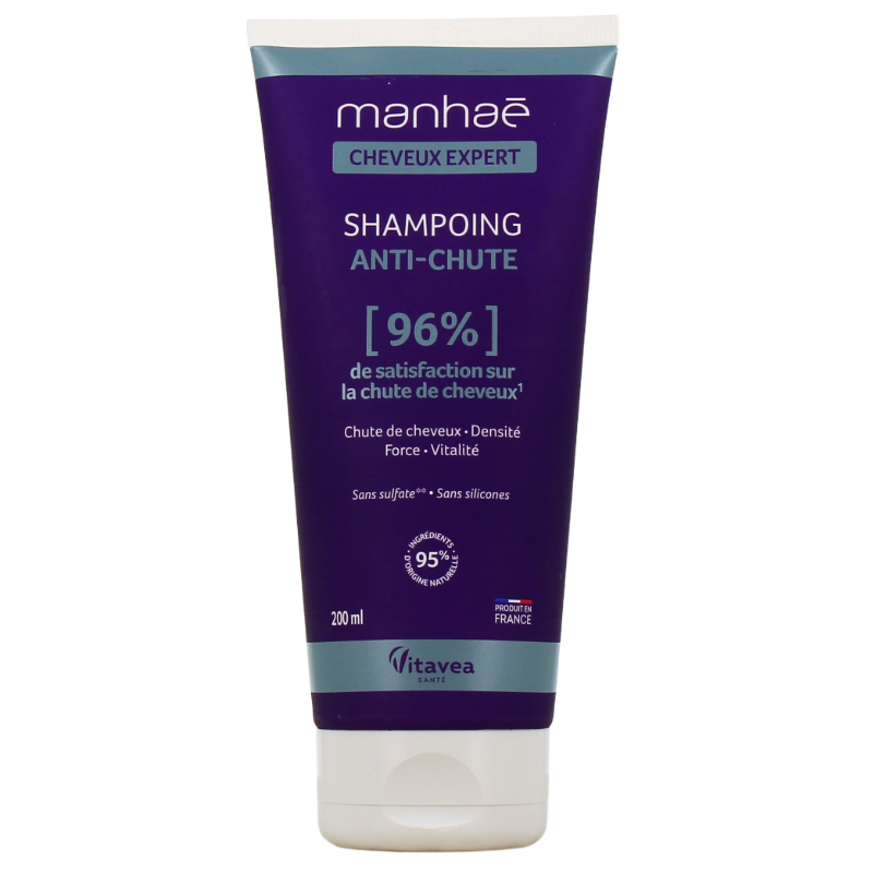 Anti-hair loss shampoo - Anti-hair loss - Strength & Vitality - Manhaé - 200 ml