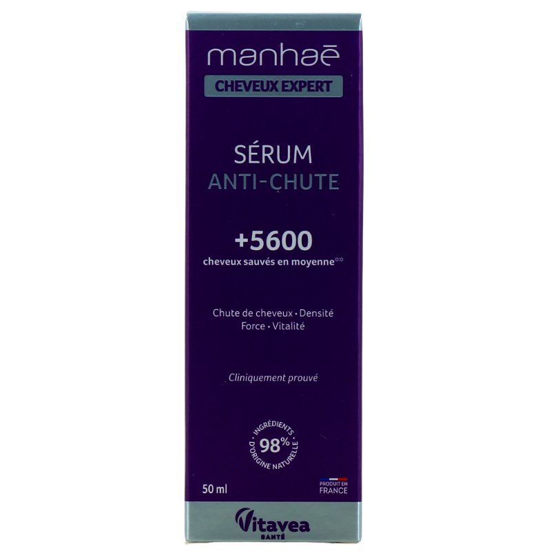 Sérum Anti-Chute - Chute de Cheveux - Force & Vitalité - Manhaé - 50ml
