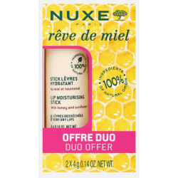 Stick Lèvres Hydratant - Rêve de Miel - Nuxe - Offre Duo 2x4g