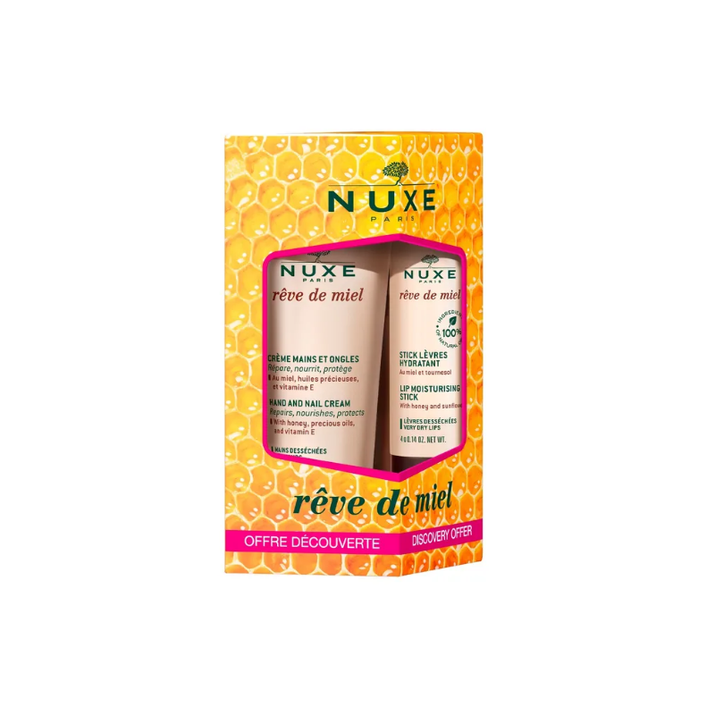 Discovery Offer - Hand Cream & Lip Balm - Rêve de Miel - Nuxe