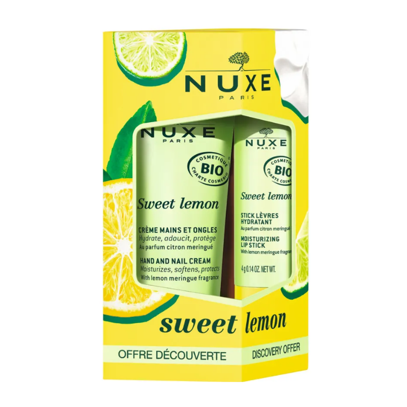 Offre Découverte - Crème Mains & Stick Lèvres - Sweet Lemon - Nuxe