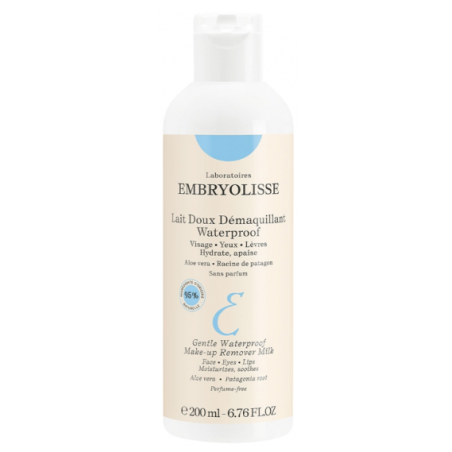 Lait Doux Démaquillant Waterproof - Nettoie & Démaquille - Embryolisse - 200 ml