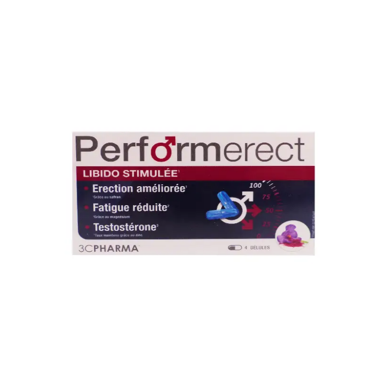 PerformErect - Erectile Dysfunction - 3 Chênes - Box Of 4
