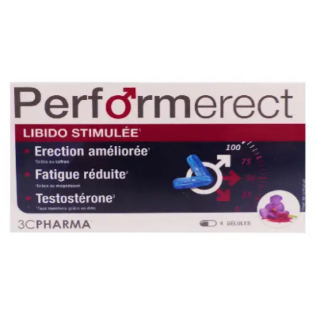 PerformErect - Erectile Dysfunction - 3 Chênes - Box Of 4