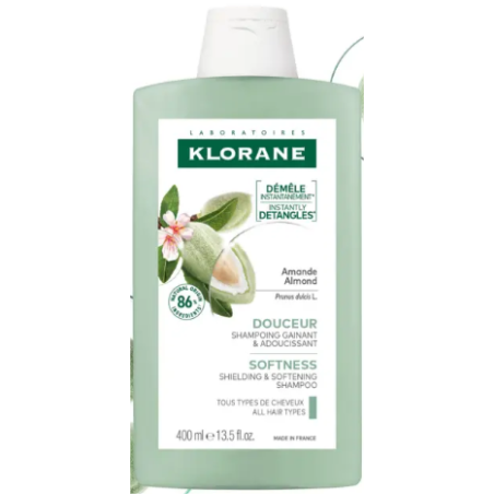 Shampooing au Lait d'Amande - Tous types de Cheveux - Klorane 400 ml