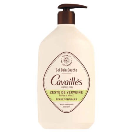 Bath and Shower Gel - Verbena Zest - Sensitive Skin - Cavaillès - 1L