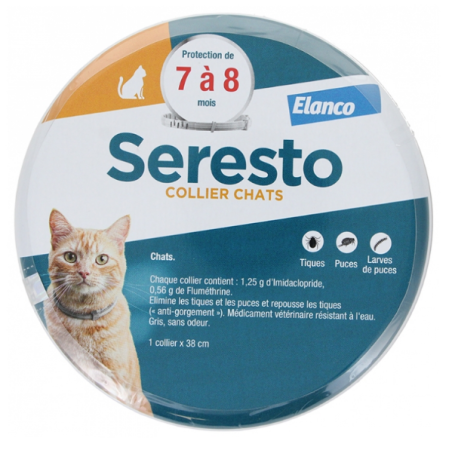 Seresto - Anti-Puces  Chats - 1 collier