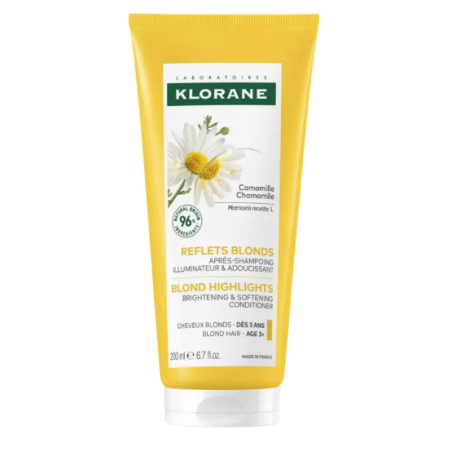 Blond Reflection Chamomile After-Shampoo Balm, Blond Hair - Klorane, 200 ml