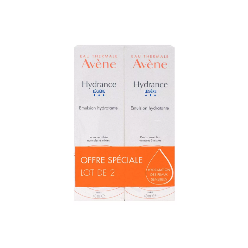 Hydrance Light Emulsion - Moisturizing - Avène - 2x40 ml