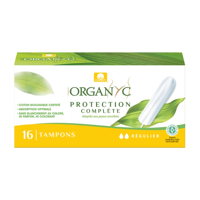 Tampons - Regular Flow - Organyc - 16 Tampons