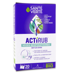 Actirub Respiratory Tract Infusions - Santé Verte - 20 Sachets