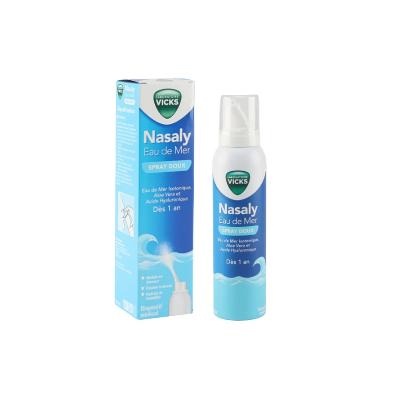 Nasaly Gentle Spray - Isotonic Sea Water - Vicks - 120ml