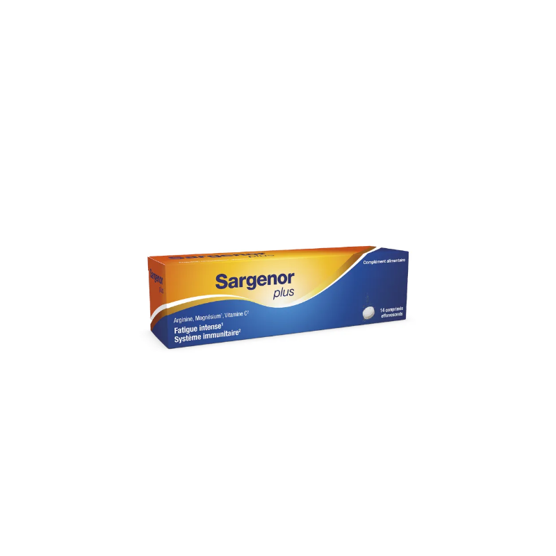 Sargenor Plus - Intense Fatigue & Immune System - 14 Effervescent Tablets