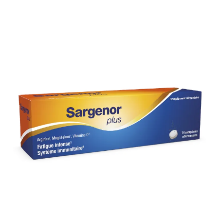 Sargenor Plus - Fatigue Intense & Système Immunitaire - 14 Comprimés Effervescents