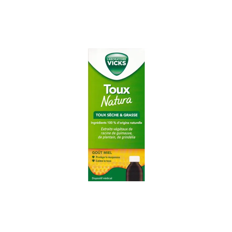 Natura Cough - Dry & Wet Cough - Vicks - 140 ml