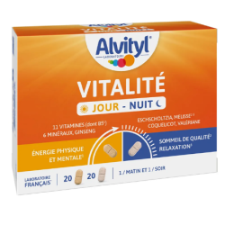 Alvityl Vitalité - jour/Nuit - 40 Comprimés