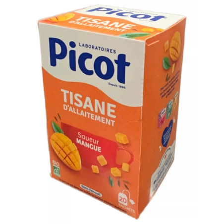 Organic Breastfeeding Tea - Mango Flavour - Picot - 20 Tea Bags