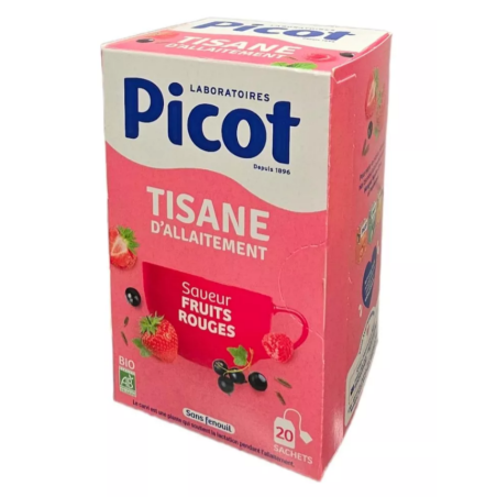 Tisane D'Allaitement Picot Maman - Fruits Rouges - 20 Sachets