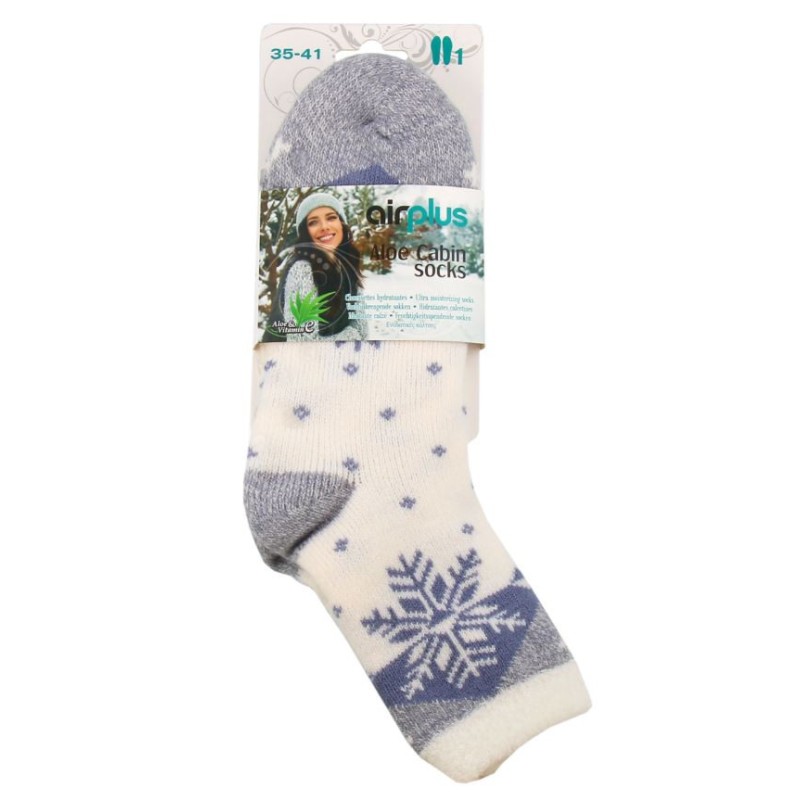 Aloe Vera Moisturizing Socks - flake - 35/41 - Airplus