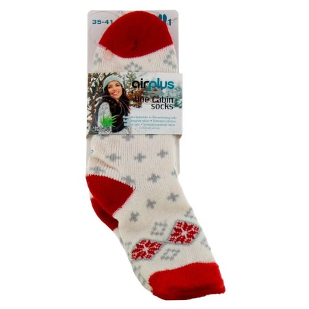 Aloe Vera Moisturizing Socks - red - 35/41 - Airplus