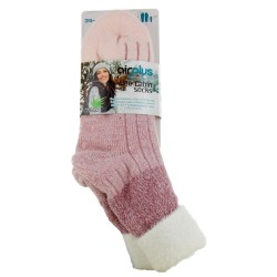 Chaussettes Aloe Vera Hydratantes  - rose - 35/41 - Airplus