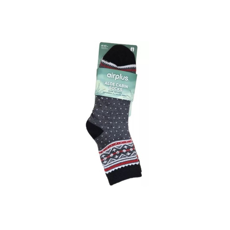 Aloe Vera Moisturizing Socks - grey - 41/47 - Airplus