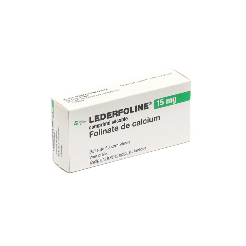 Lederfoline 15 mg - Calcium Folinate - Box of 30 Tablets