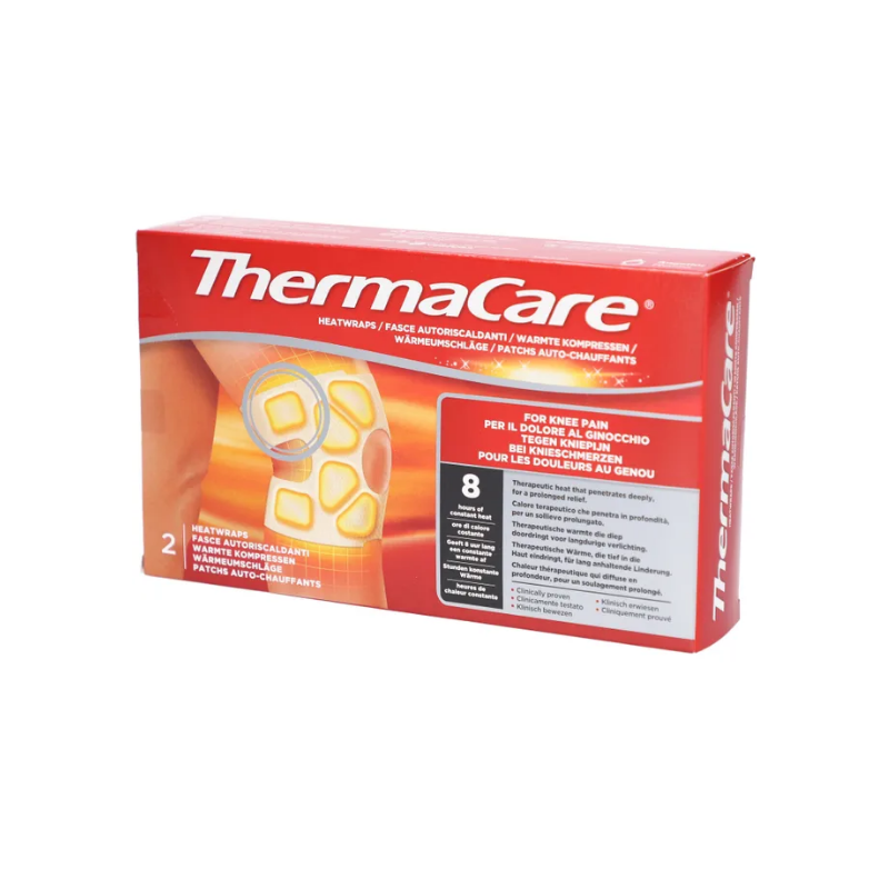 Patchs Chauffants - Douleurs Au Genou - Thermacare - 2 Patchs