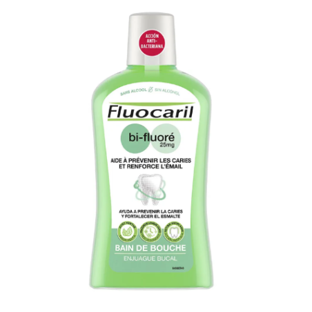 Mouthwash - Bi fluoride Mint 25mg - Fluocaril - 500ml