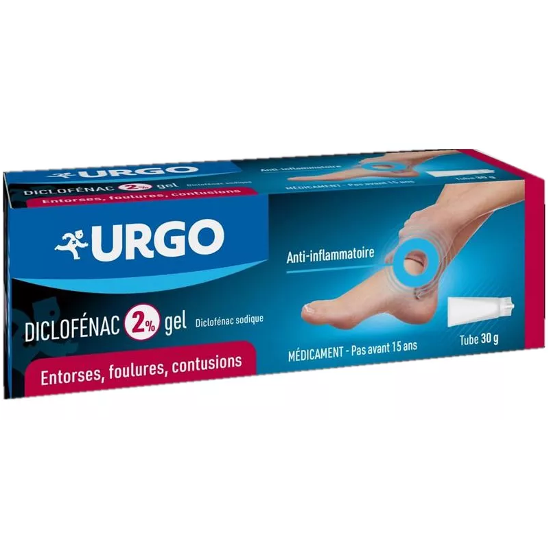 Diclofénac 2% Gel - Anti-Inflammatoire - Urgo - 30g