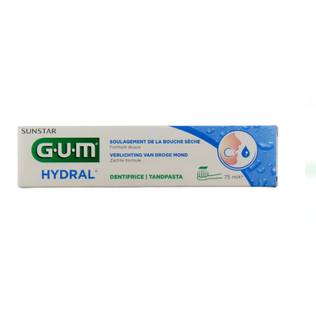 Hydral Toothpaste - Dry Mouth - G.U.M - 75 ml
