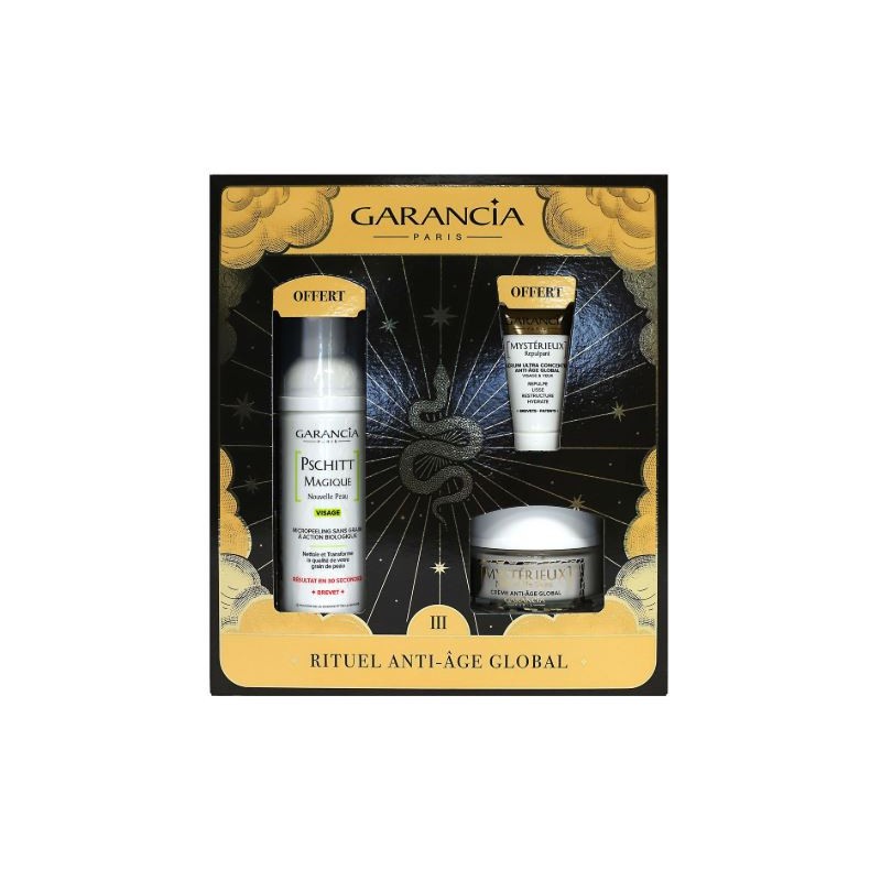 Global Anti-Aging Ritual Set - Mysterious Thousand and One Days + Magic Pschitt + Mysterious Plumping Spray - Garancia