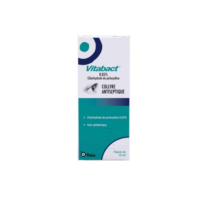 Vitabact 0.05% Eye Drops - Théa, 10ml bottle - Anti-septic Eye Drops
