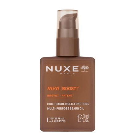Huile Barbe Multi-Fonctions - Nuxe - Men [BOOST]³ - 30 ml