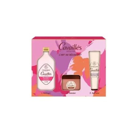 Coffret Baume Gommant + Crème miraculeuse + Crème douche relaxante offerte - Cavaillès