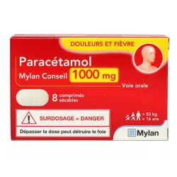 Viatris Paracetamol Council 1000 mg, Pain and Fever, 8 Tablets Setable