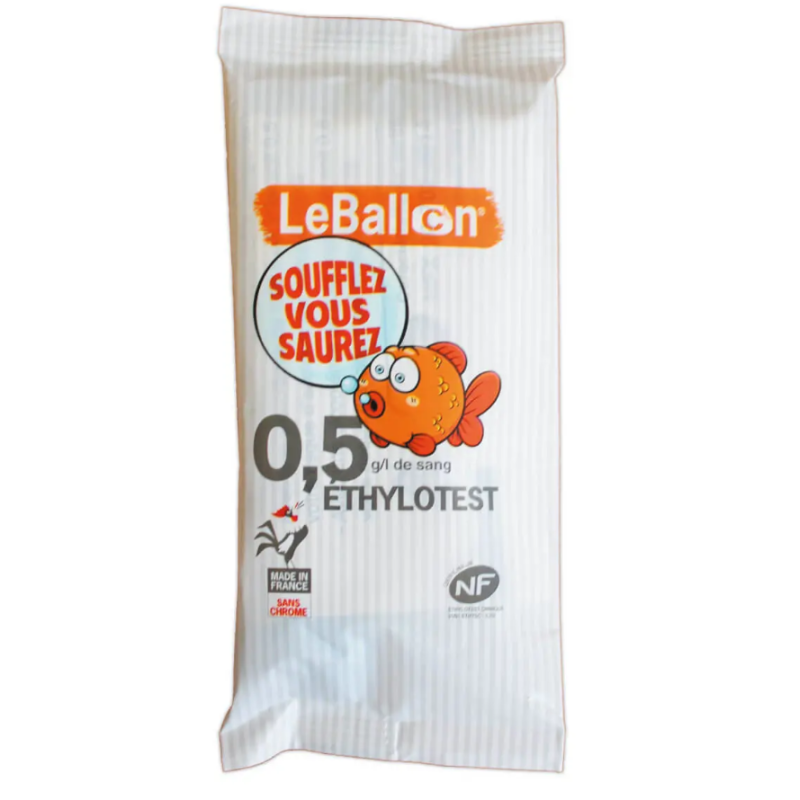 Ethylotest 0.5g/l Blood - The Balloon - Contralco - 1 Test