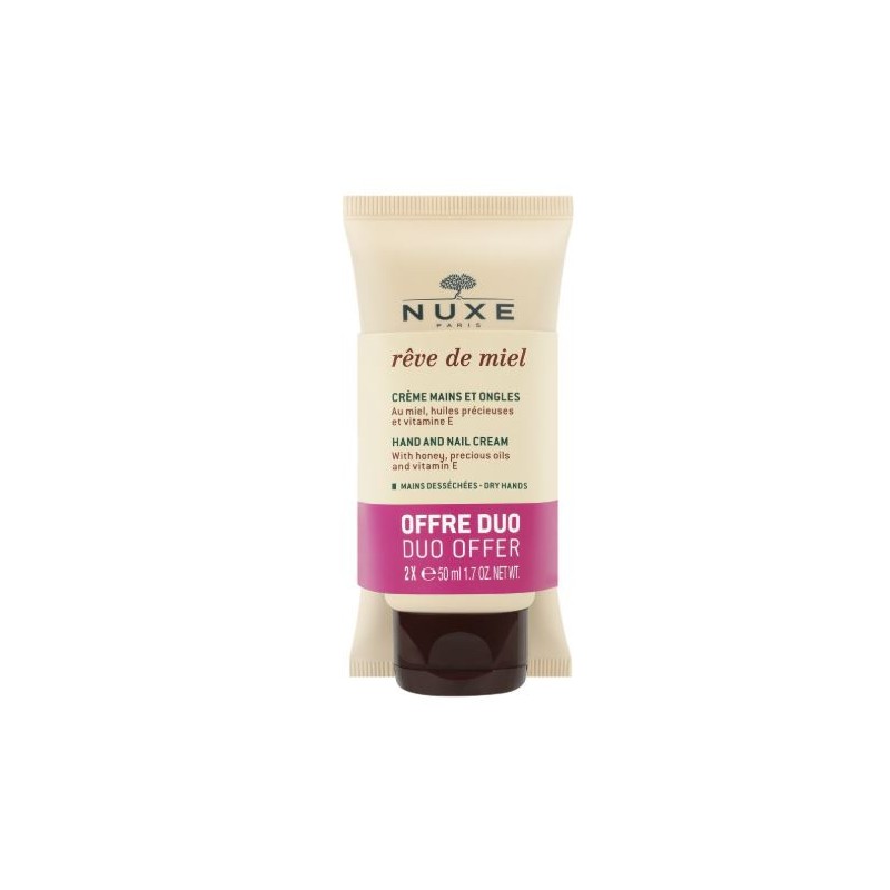  Hand & Nail Cream - Repairs & Nourishes - Honey Dream - Nuxe - 2x50ml Nuxe