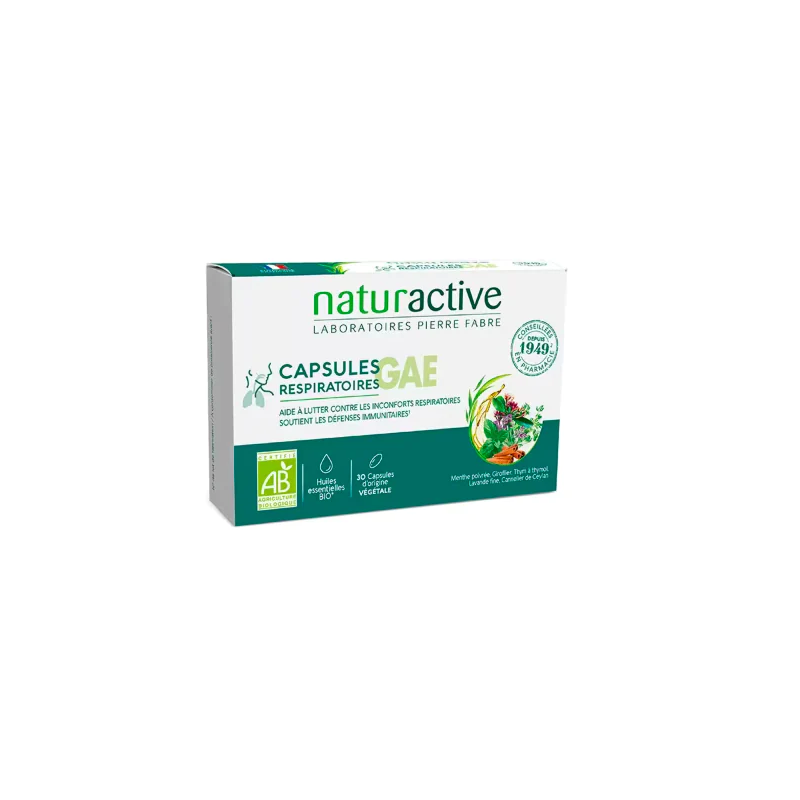 Capsules Respiratoires (Gae) - Naturactive - 30 Capsules