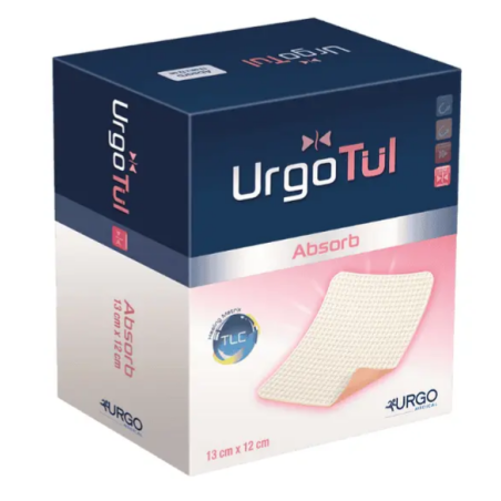 UrgoTul Absorb - Pansement Hydrocellulaire lipido-colloide - Non Adhésif 13x12 cm - URGO -16 Pansements