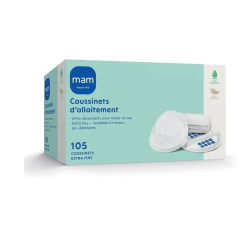 Coussinets d'Allaitement - Super Absorbant - MAM - 105 Coussinets