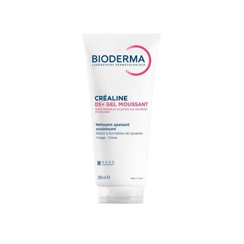 Crealine Ds+ Gel Moussant - Nettoyant Apaisant - Bioderma - 200 ml