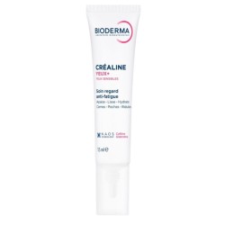 Créaline yeux+ -Soin Regard Anti-fatigue - Cernes - Poches - Ridules - Bioderma - 15 ml