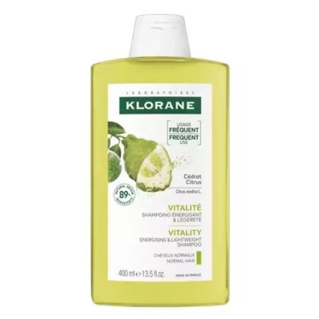 Cedar Pulp Shampoo, Lightness and Vitality - Klorane, 400 ml Klorane