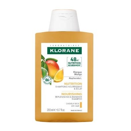 Mango Butter Shampoo - Dry Hair - Klorane - 200 ml Klorane
