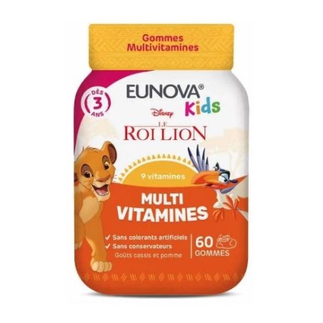 Gommes Multivitamines - Immunité & Croissance - Eunova - 60 gommes