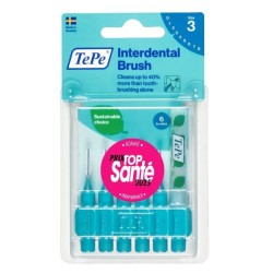 Interdental brushes 0.6 mm - Size 3 - TePe - 6 brushes TePe